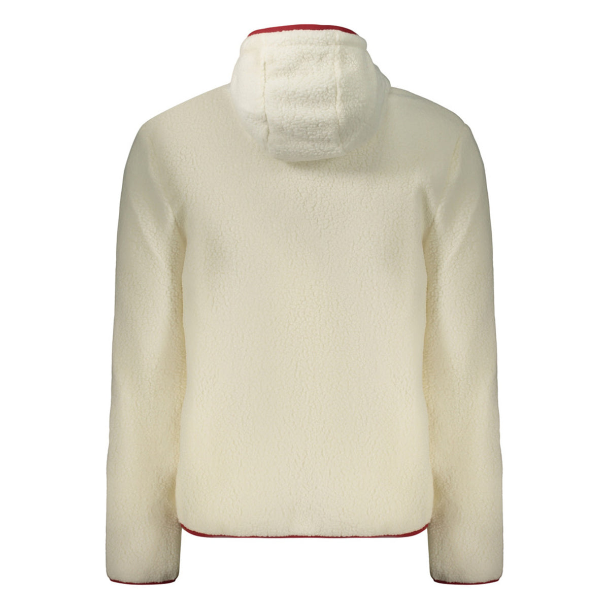 Urban Faden Herren Sherpa-Hoodie-Zip-Jacke – Rückenansicht mit Kapuze